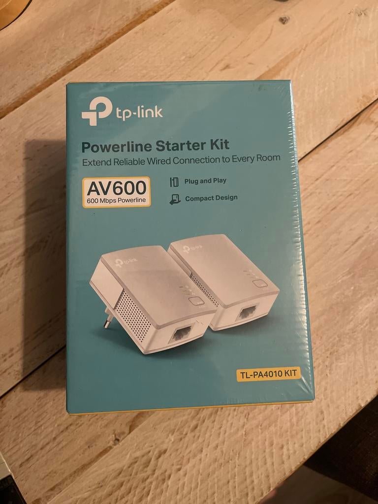 TP-Link Powerline Starter Kit (TL-PA4010 KIT) Nieuw, Computers en Software, Powerlines, Nieuw, Ophalen of Verzenden