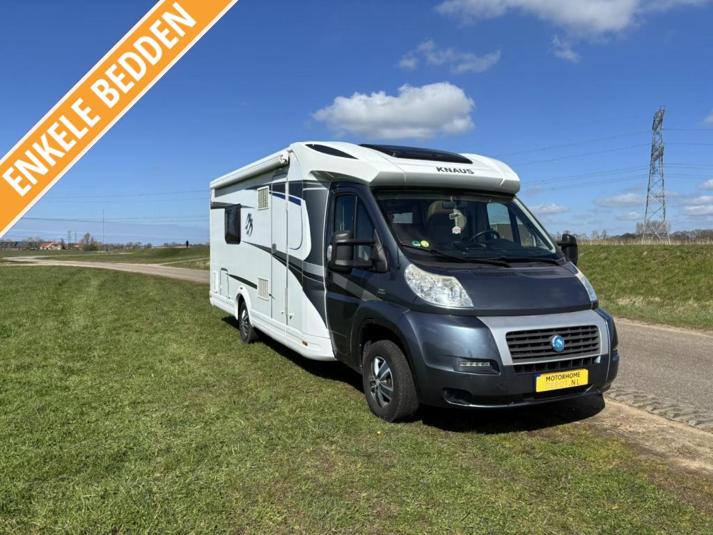 Knaus Sky TI 700 MEB | 2015 | Lengte bedden | 2x Airco, Caravans en Kamperen, Campers, Niet ingevuld, Ringverwarming, Fiat, Startonderbreker