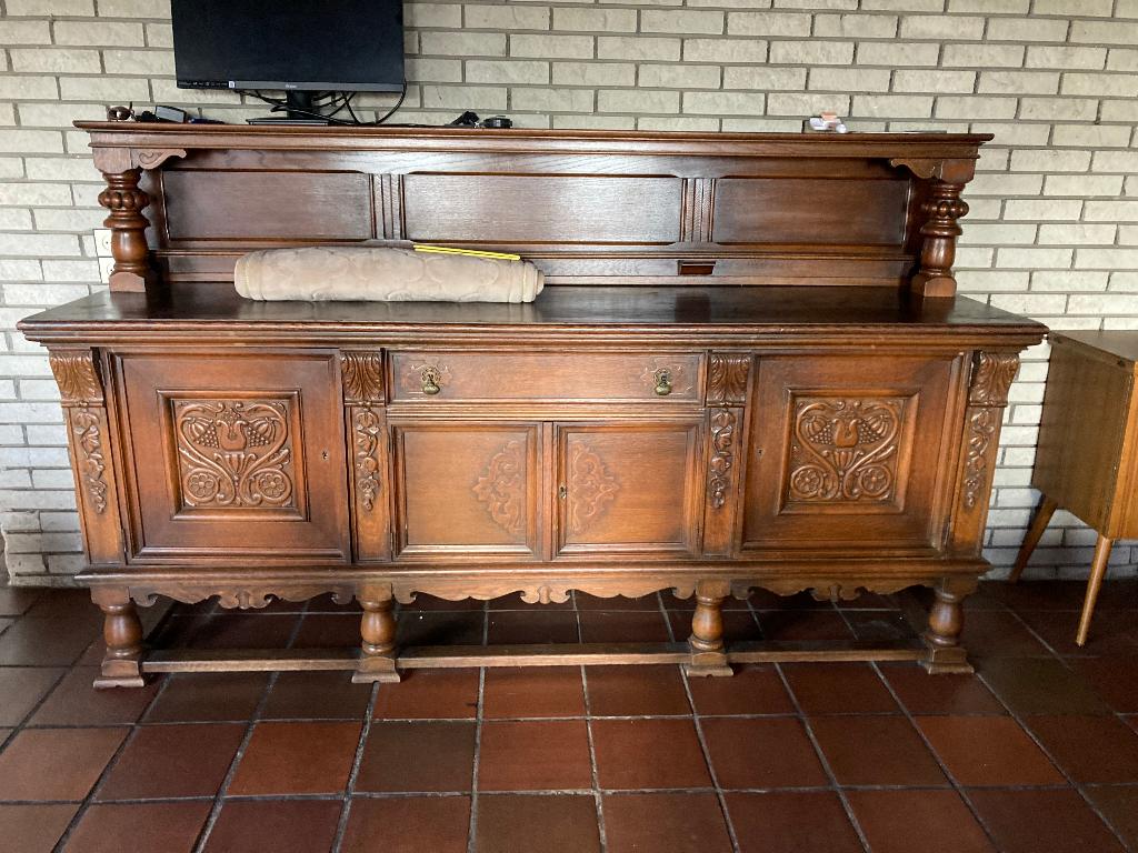 dressoir met theemeubel, Ophalen