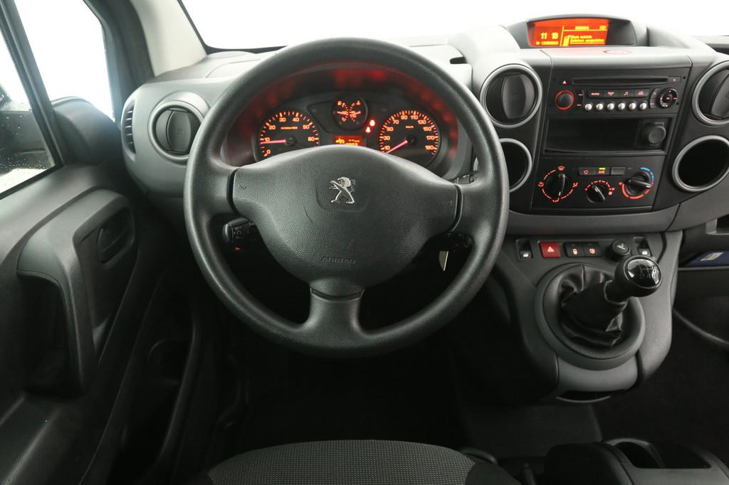 Peugeot Partner 1.6 BlueHDi | Airco | Cruise | Elektrpakket, Auto's, Bestelauto's, Voorwielaandrijving, Stof, Origineel Nederlands
