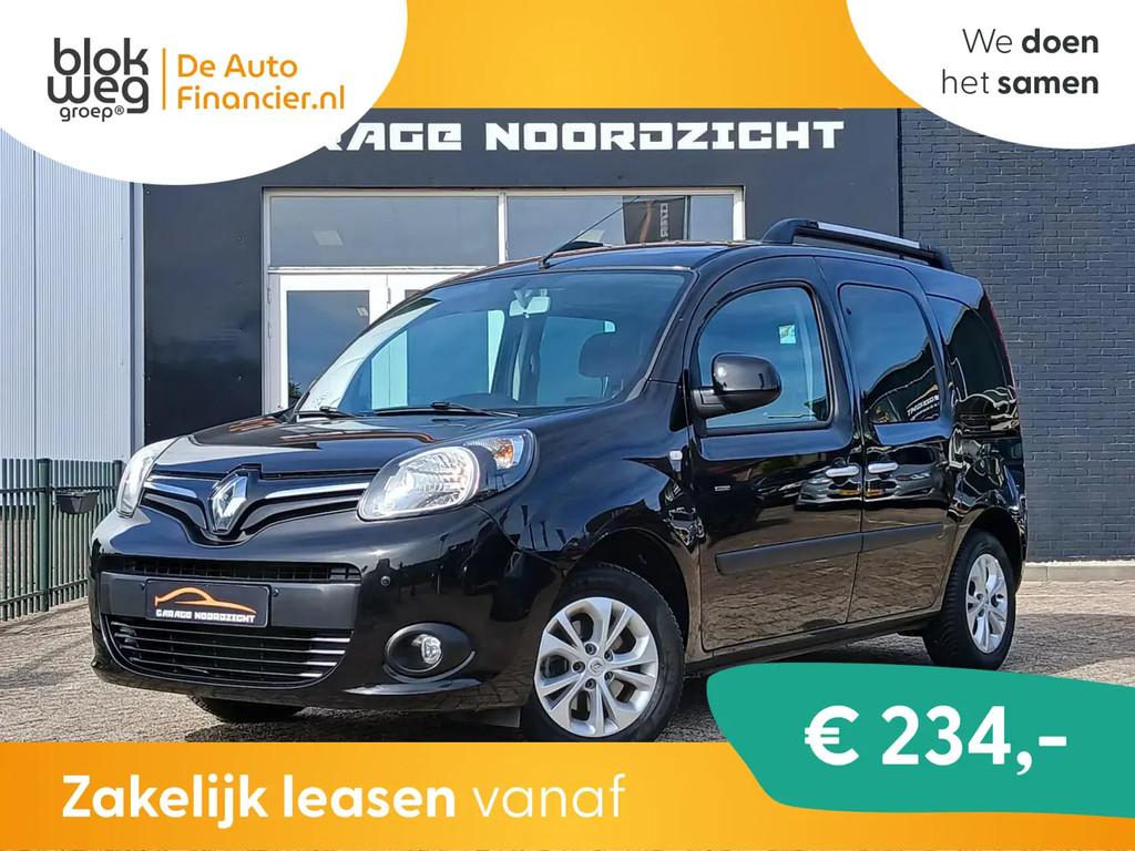 Renault Kangoo 1.2 LIMITED / 5 Persoons / USB a € 13.750,0, Auto's, Renault, Stof, Gebruikt, Euro 6, Zwart