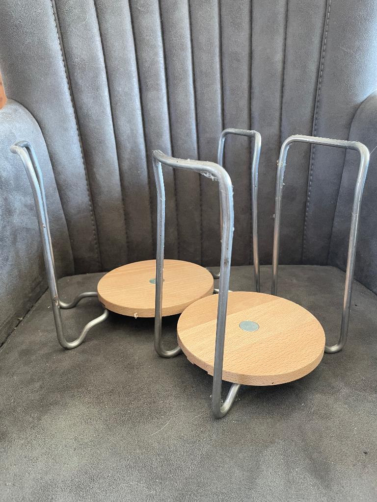 IKEA bordenrek / pannenrek – verstelbaar – set van 2, Overige materialen, Ophalen of Verzenden, Zo goed als nieuw, Bord(en)