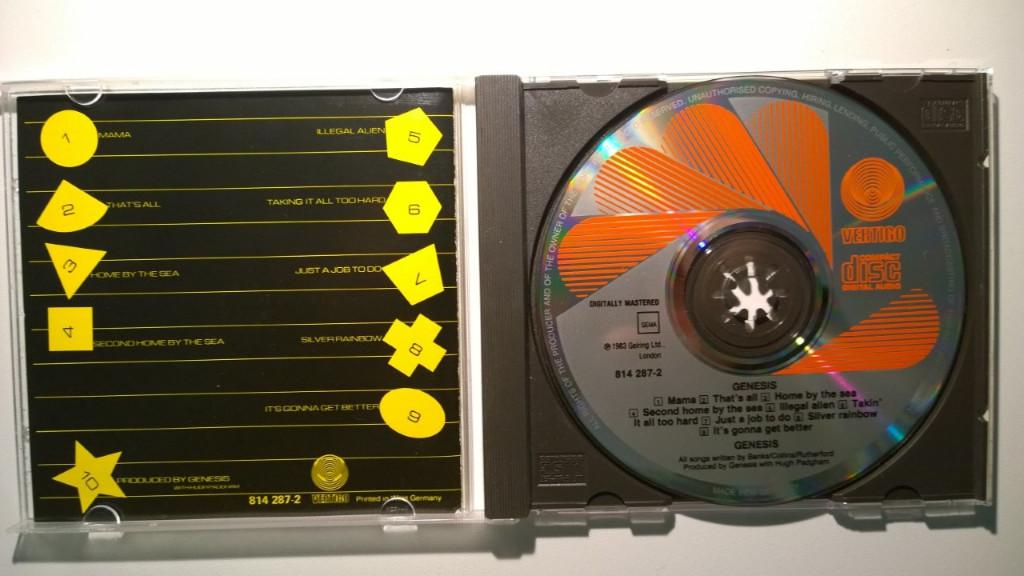 Genesis - Genesis, Cd's en Dvd's, Ophalen of Verzenden, Zo goed als nieuw, Poprock