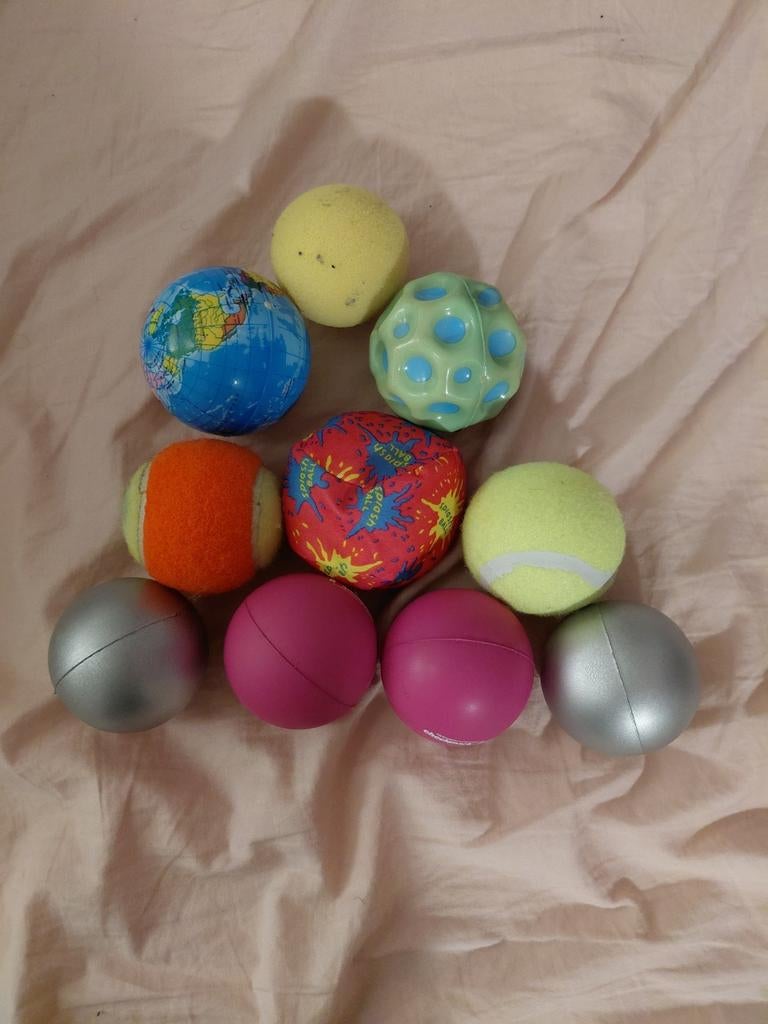 Verschillende soorten ballen, 10 stuks, Ophalen of Verzenden, Zo goed als nieuw, Jongen of Meisje