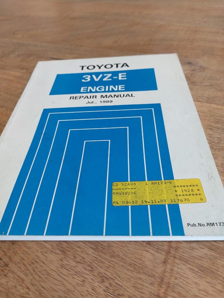 REPAIR MANUAL ENGINE TOYOTA 3VZ-E MOTOR HILUX 4 RUNNER, Auto diversen, Handleidingen en Instructieboekjes, Ophalen of Verzenden