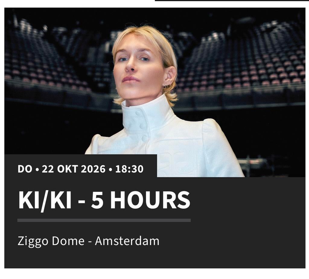 KI/KI 5 hours ADE Ziggo Dome - donderdag 22 oktober 2026, Eén persoon, Oktober