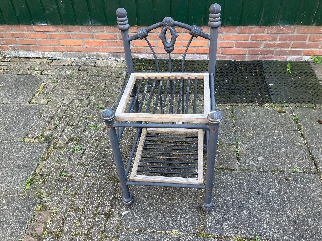 stoel? metaal sier tuinstoel?, Tuin en Terras, Ophalen, Metaal