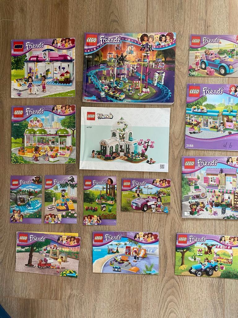 Lego Friends partij bouwinstructies boekjes, Ophalen of Verzenden, Gebruikt, Losse stenen, Lego