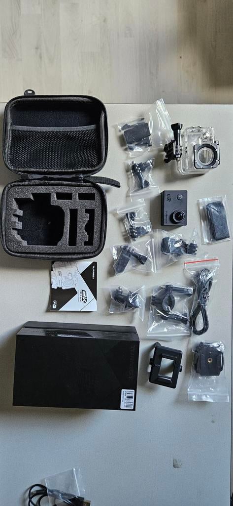 Turnigy / EKEN H9R 2K actiecamera met accessoires, Ophalen of Verzenden, Zo goed als nieuw, Overige merken