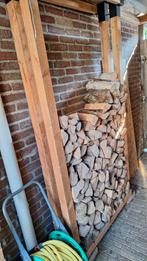 Haardhout stapelrek 220x76cm - Eenvoudig aanpasbaar, Tuin en Terras, Haardhout, Ophalen, Blokken