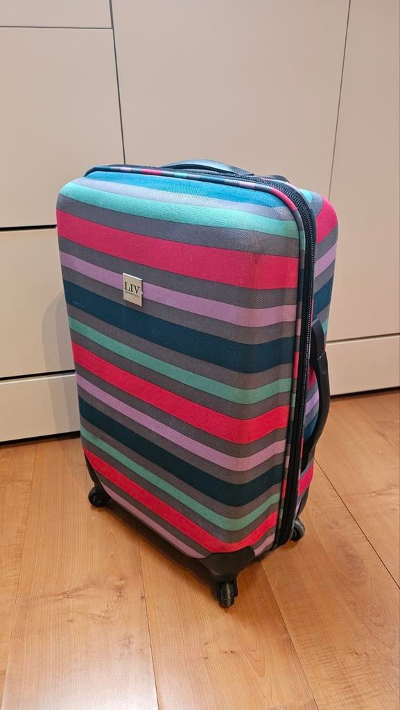 Koffer trolley LIV, Wieltjes, Hard kunststof, 35 tot 45 cm, Ophalen