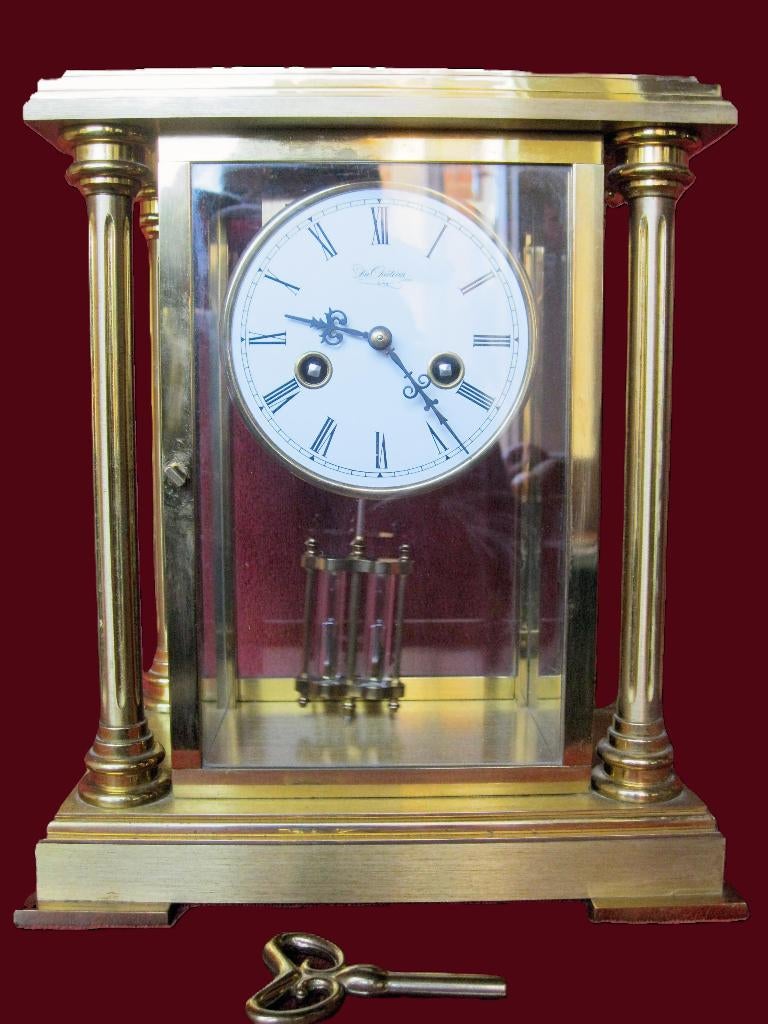 12,5kg verguld/bronzen "Du Chateaux' met kwikslinger., Ophalen