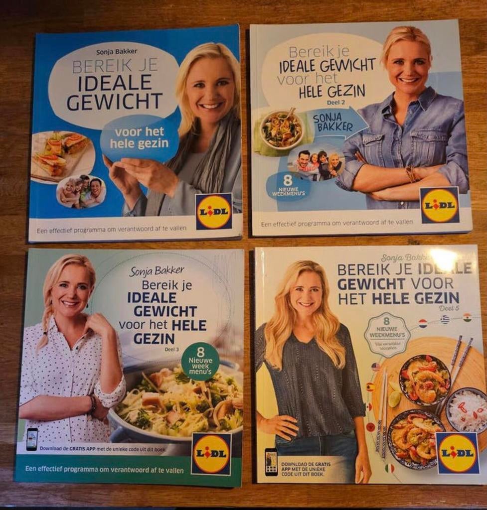 Serie Sonja Bakker boeken - bereik je ideale gewicht, Boeken, Ophalen of Verzenden, Zo goed als nieuw
