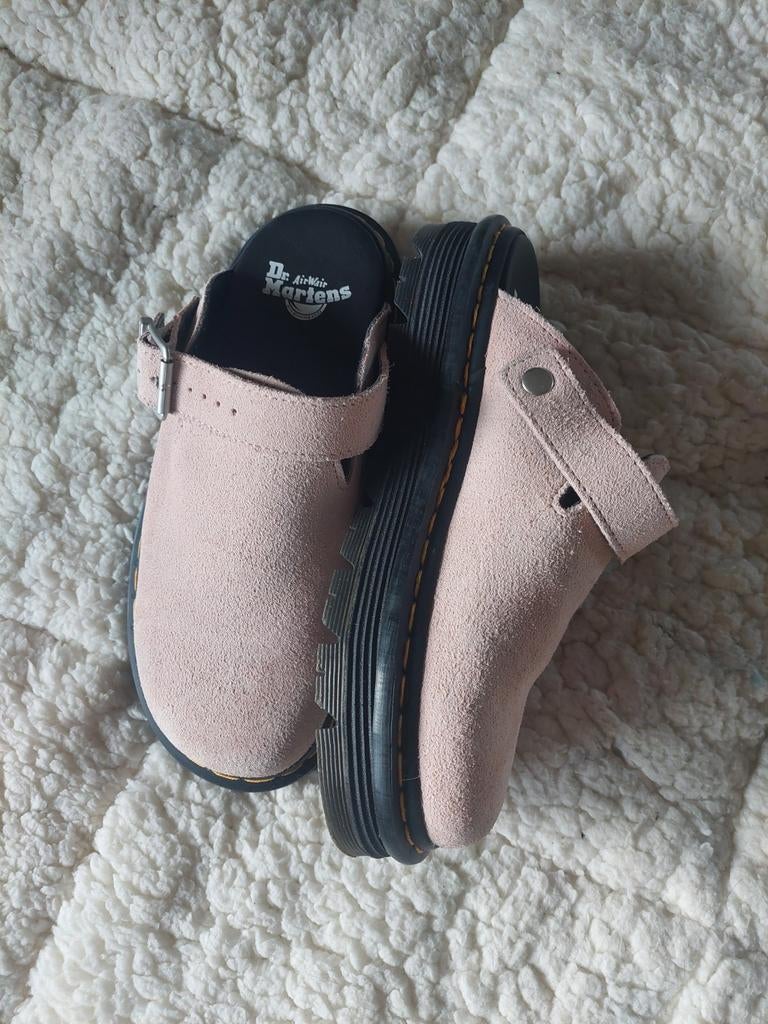 Dr. Martens Zebzag muiltjes lichtroze maat 39, Kleding | Dames, Ophalen of Verzenden, Nieuw, Roze, Sandalen of Muiltjes