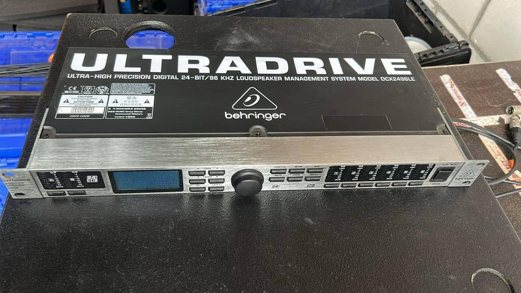 3x Behringer DCX2496LE Ultradrive, Gebruikt, Onbekend, Geluidgestuurd, Ophalen of Verzenden