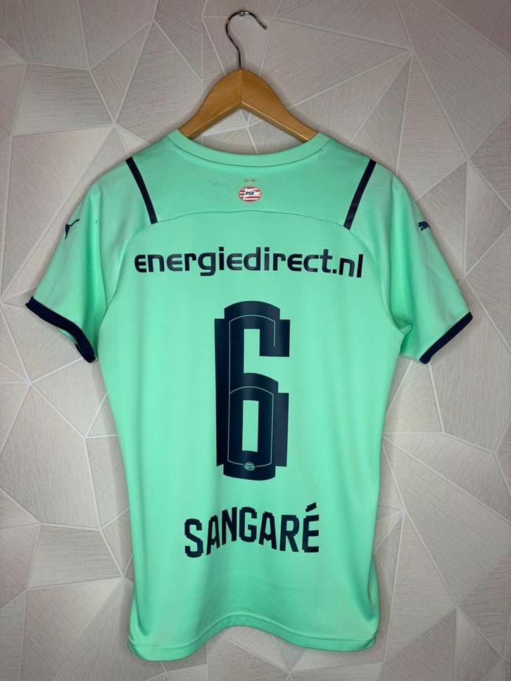 PSV 3de 2021/2022 Sangaré, Sport en Fitness, Voetbal, Zo goed als nieuw, Shirt, Maat S, Ophalen of Verzenden