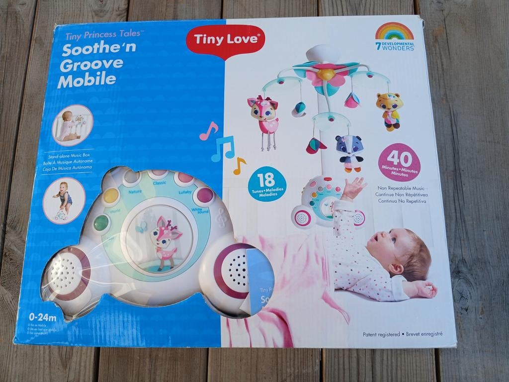 Tiny Love Soothe 'n Groove Mobiel -, Kinderen en Baby's, Speelgoed | Babyspeelgoed, Ophalen of Verzenden, Mobiel