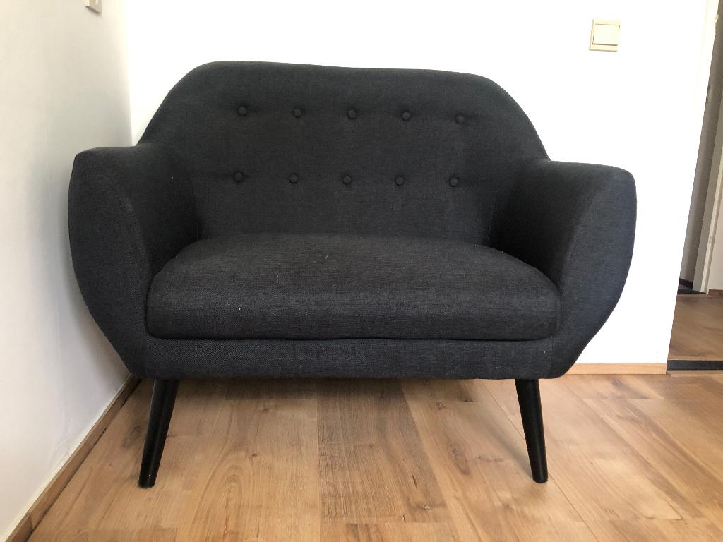 Bankje, Loveseat, Ophalen, Tweepersoons, 75 tot 100 cm, Zo goed als nieuw
