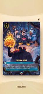 Lorcana Whispers in the Well - Spooky Sight Enchanted, Ophalen of Verzenden, Zo goed als nieuw, Losse kaart, Foil