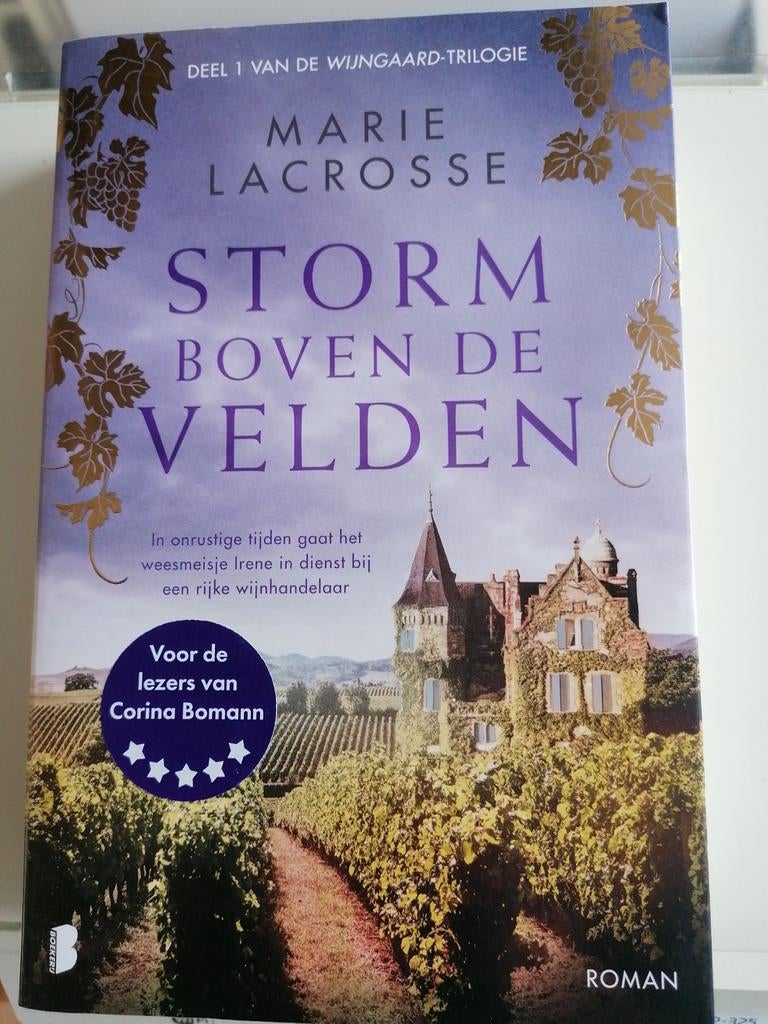 Marie Lacrosse - Storm boven de velden, Boeken, Romans, Ophalen of Verzenden, Zo goed als nieuw, Marie Lacrosse