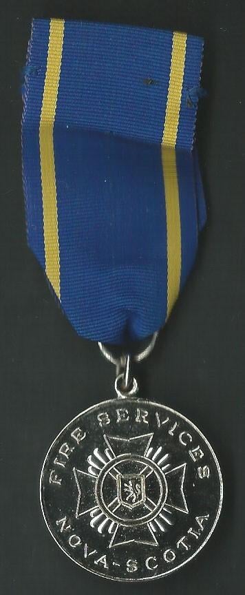 CANADA (NOVA SCOTIA) fire services (brandweer) medal, EF, Verzenden, Overige soorten, Overige gebieden, Lintje, Medaille of Wings