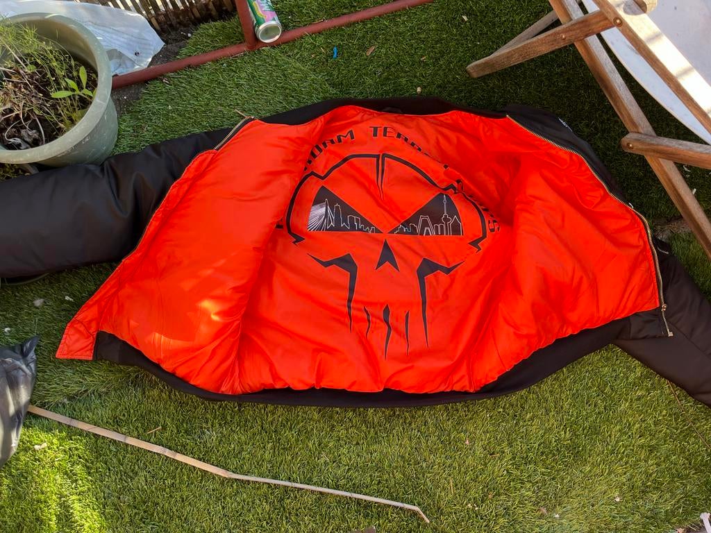 Rotterdam Terror Corps Bomberjack - Maat M, Kleding | Dames, Jassen | Winter, Ophalen of Verzenden, Gedragen, Maat 38/40 (M), Zwart