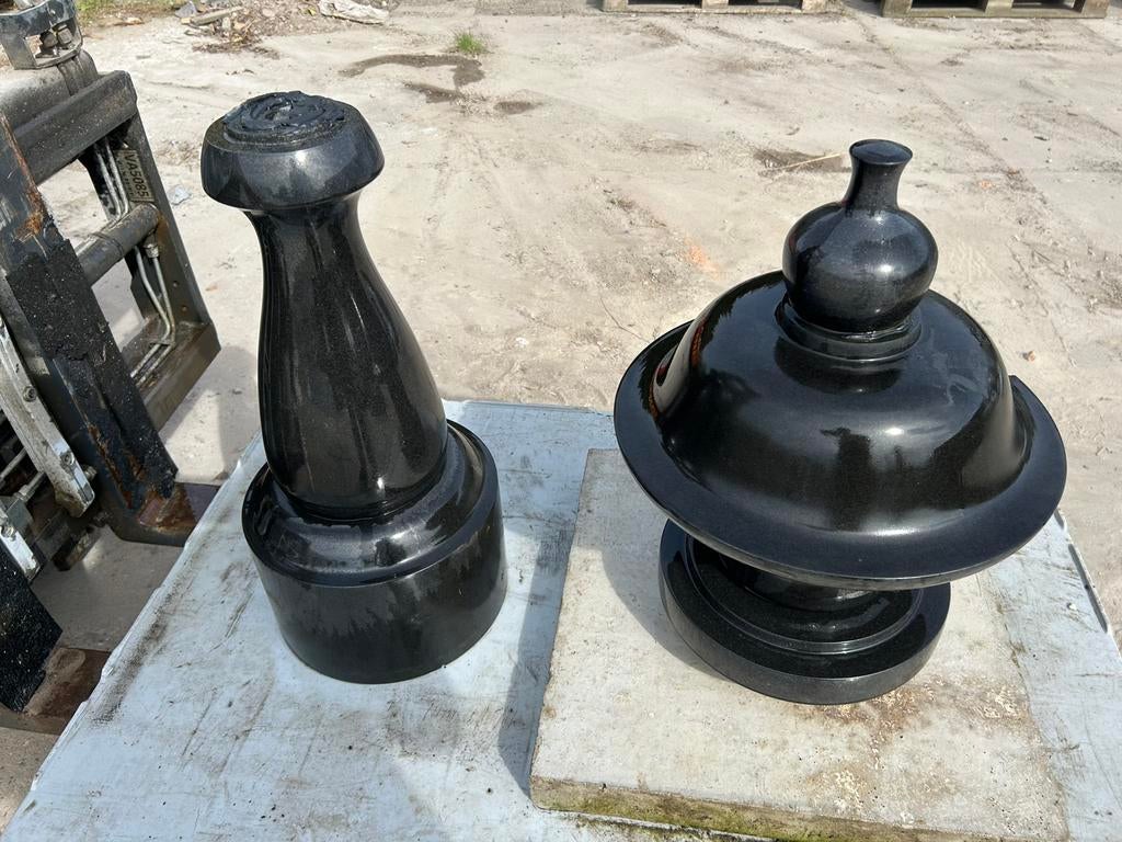 Zwart granieten lantaarn., Ophalen, Steen, Overige typen