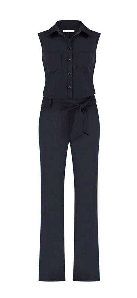 Studio Anneloes Angel Sleeveless Jumpsuit Zwart Maat L, Kleding | Dames, Jumpsuits, Ophalen of Verzenden, Zo goed als nieuw, Maat 42/44 (L)