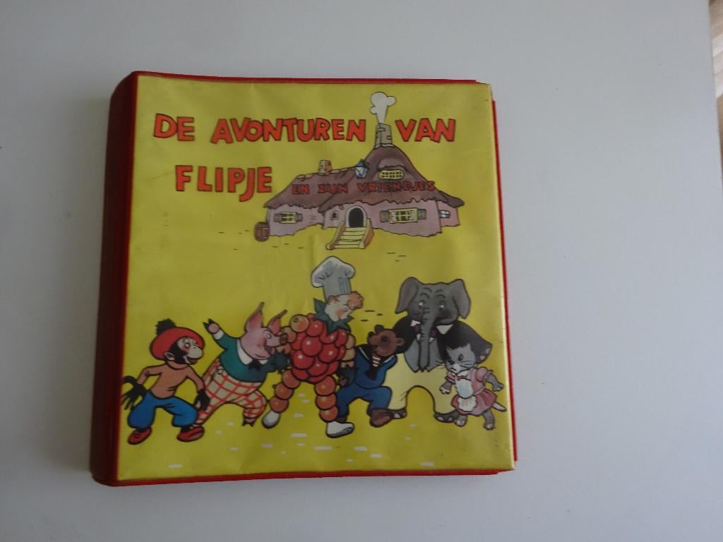 4 BOEKJES FLIPJE TIEL IN BIJBEHORENDE BAND, Verzamelen, Ophalen of Verzenden, Gebruikt, Overige typen