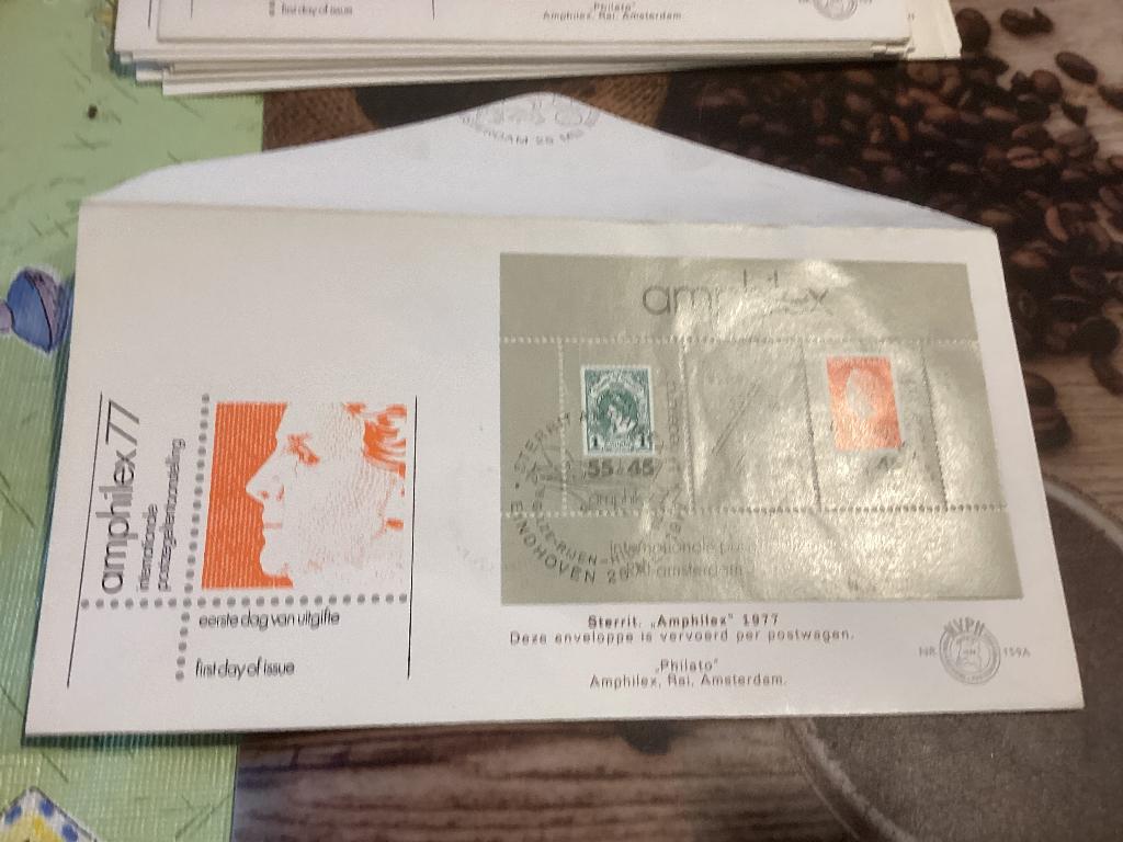 No1270 Afwijkend E159a Sterrit Eindhoven 28 mei 1977 vlieg, Postzegels en Munten, Postzegels | Eerstedagenveloppen, Ophalen, Onbeschreven