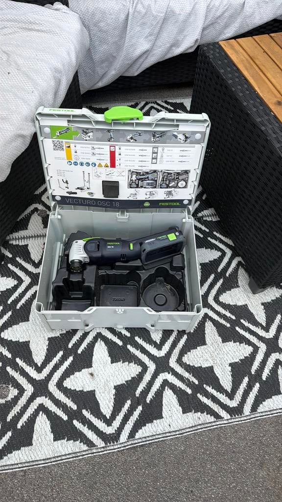 Festool OSC 18 E Accu oscillerende VECTURO Multitool, Ophalen of Verzenden, Zo goed als nieuw
