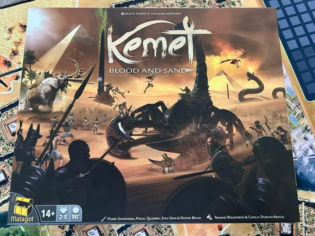 Kemet Blood and Sand NL Kickstarter volledig geschilderd!, Hobby en Vrije tijd, Gezelschapsspellen | Bordspellen, Ophalen of Verzenden