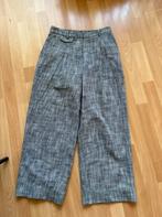 Opus mooie grijze katoenen wide leg pantalon mt 36 ZGAN, Kleding | Dames, Ophalen of Verzenden, Zo goed als nieuw, Maat 36 (S)
