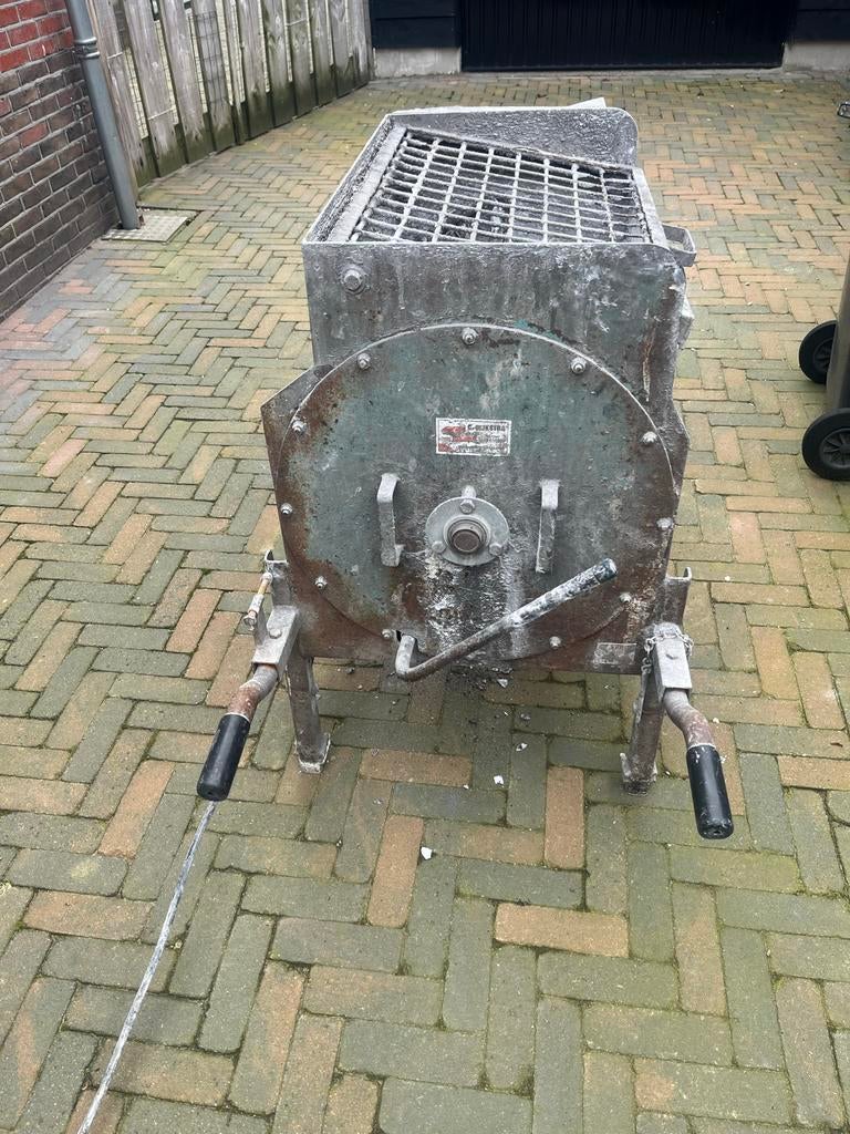 Voegmenger Saris - Professionele Mortelmenger, Doe-het-zelf en Verbouw, Betonmolens, Ophalen of Verzenden, Gebruikt