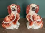 Antieke porselein honden beeldjes, Ophalen, Gebruikt, Dier