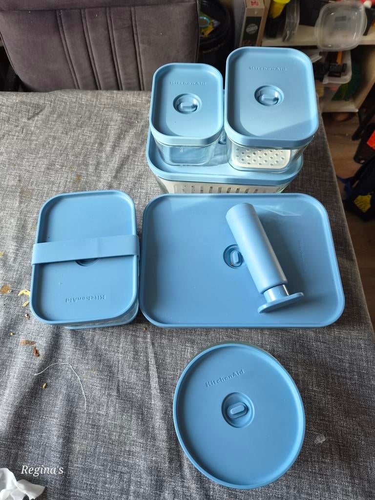 KitchenAid vacuüm bewaardozen set, Ophalen, KitchenAid, Voorraadpot, Overige merken