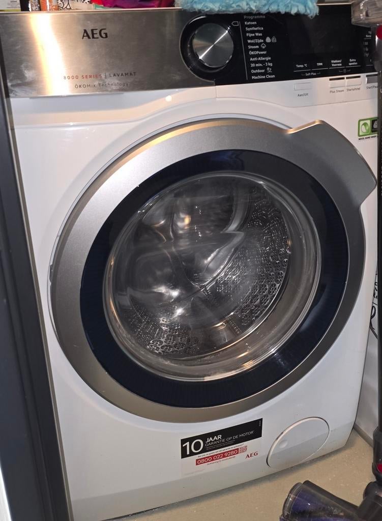 AEG Lavamat 8000 wasmachine, 8 kg, ProSense, Witgoed en Apparatuur, Wasmachines, Ophalen, 1200 tot 1600 toeren, Kort programma
