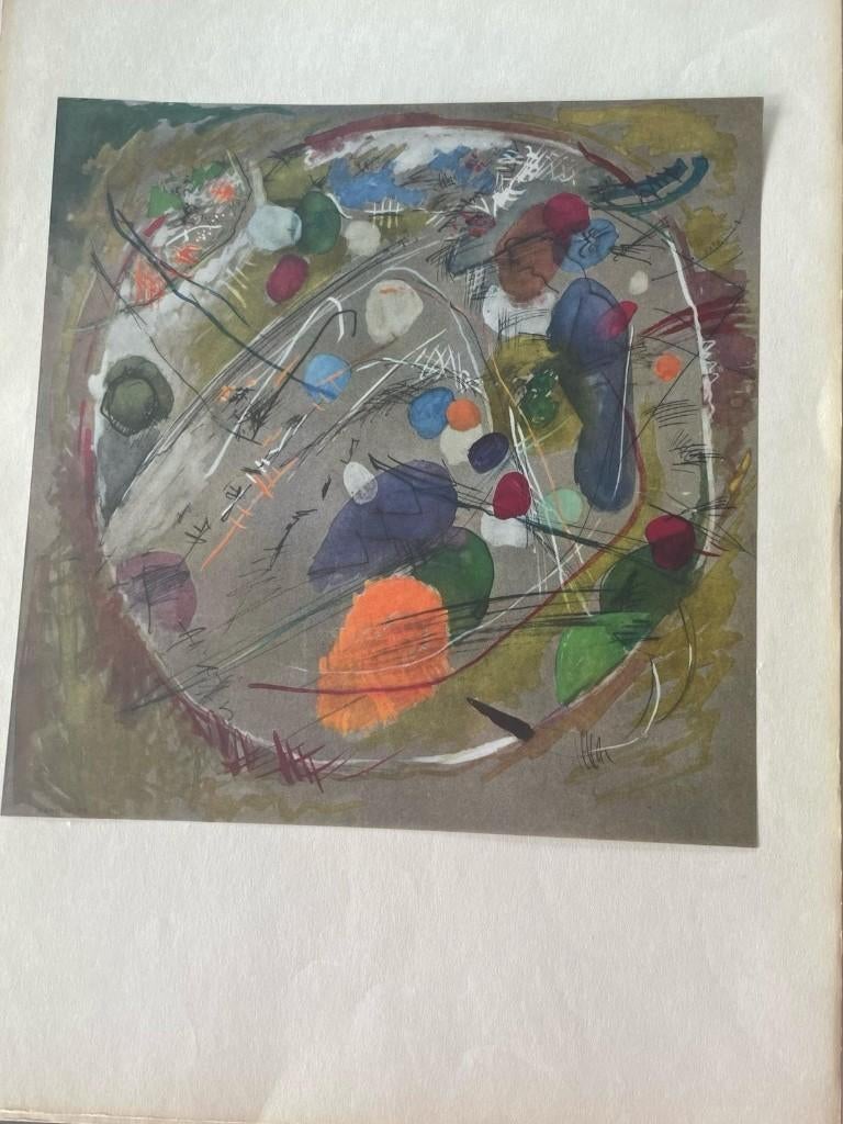 Wassily Kandinsky Zehn Aquarellen und Gouachen., Antiek en Kunst, Kunst | Tekeningen en Foto's, Ophalen of Verzenden