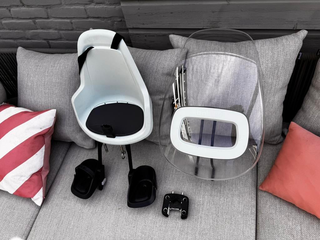 Bobike Voorzitje en windscherm, Ophalen, 0 t/m 18 kg, Voorzitje, Gebruikt