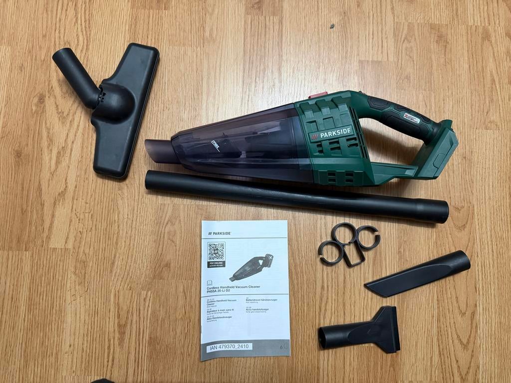 Parkside steelstofzuiger compleet zonder accu, Ophalen, Zo goed als nieuw, Kruimeldief