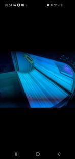 Zonnebank Alisun E24 Plus met Gezichtsbruiner en Ventilator, Ophalen, Zo goed als nieuw, Zonnebank dubbelzijdig, 15 lampen of meer