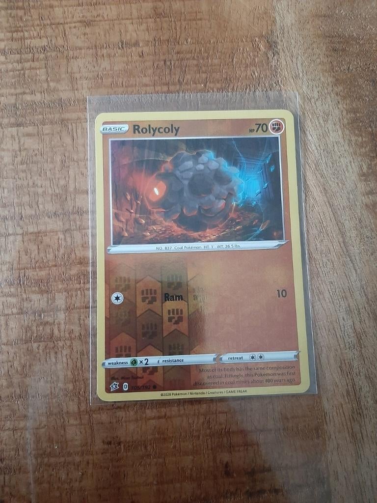 Rolycoly #105, Reverse Holo, Pokemon Rebel Clash, Ophalen of Verzenden, Nieuw, Losse kaart