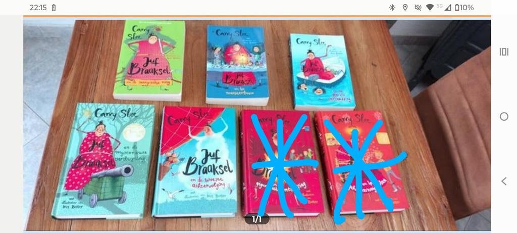 Juf Braaksel boeken van Carry Slee (7 stuks), Boeken, Kinderboeken | Jeugd | onder 10 jaar, Ophalen of Verzenden