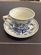 Blue Danube kop en schotel, Antiek en Kunst, Ophalen of Verzenden