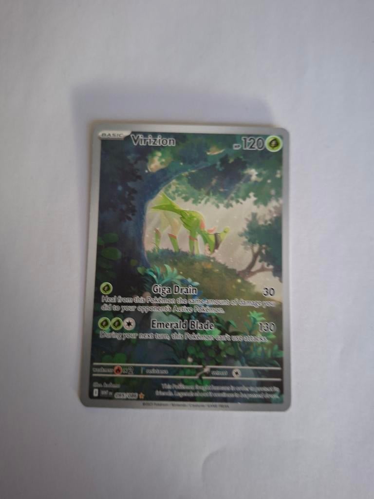 Virizion Pokémon kaart, Ophalen of Verzenden