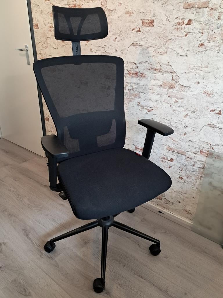 Ergonomische Bureaustoel Youhauchair, Ophalen, Zwart, Zo goed als nieuw, Bureaustoel