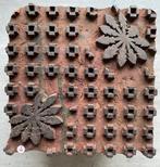 Batik vintage stempel hout, 15 x 15 cm, Ophalen of Verzenden