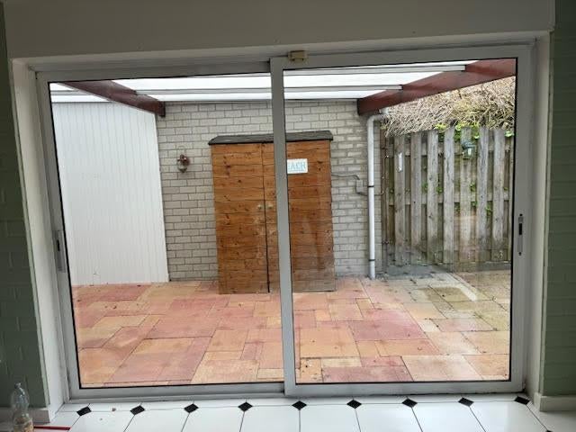 Aluminium Schuifpui wit 1 stuks, Ophalen, Gebruikt, 225 cm of meer, Aluminium