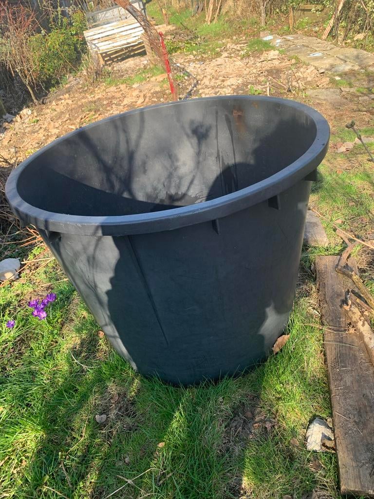 Grote kunststof emmer 350 liter, Huis en Inrichting, Emmers, Ophalen, Gebruikt, Kunststof, Met handgreep