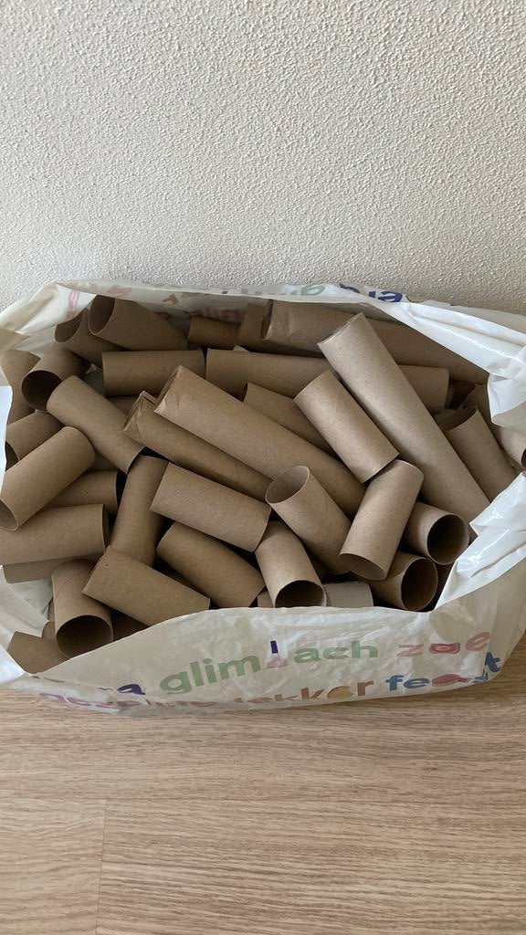 Lege wc rollen, Hobby en Vrije tijd, Knutselen, Ophalen, Zo goed als nieuw